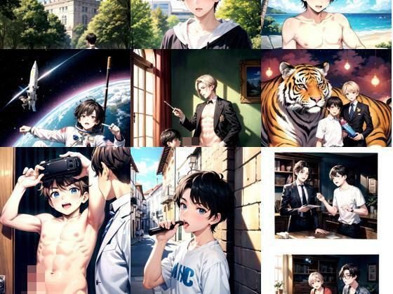 イラスト・CG集❤少年たちの禁断の恋｜