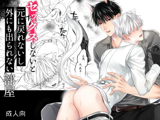 BL（ボーイズラブ）❤セックスしないと元に戻れないし外にも出られない部屋｜