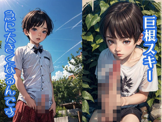 イラスト・CG集❤巨根スキー急に大きくなるんです｜