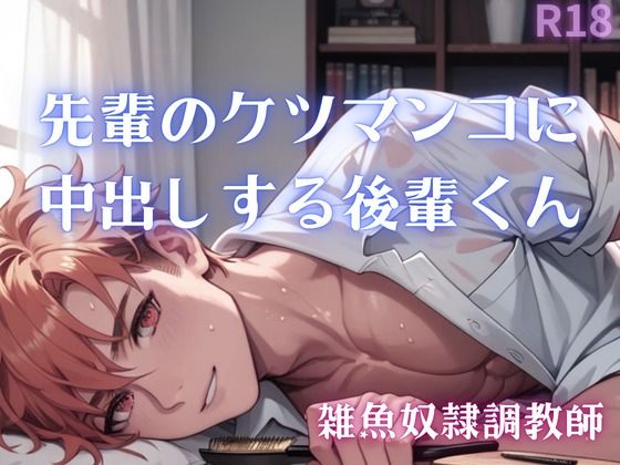 BL（ボーイズラブ）❤【男性、ゲイ向け】先輩のケツマンコに中出しする後輩くん｜