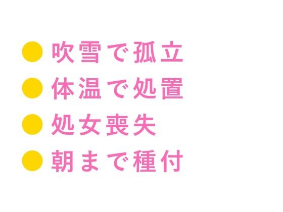 BL（ボーイズラブ）❤「凍死したくなかったら俺に抱かれろ」吹雪のスキー場ロッジで元自衛官に救助されたカントボーイが朝まで5回種付けされた話｜