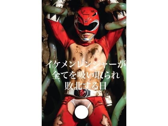 ファンタジー❤AI男子写真集イケメンレンジャーが全てを吸い取られ敗北する日｜